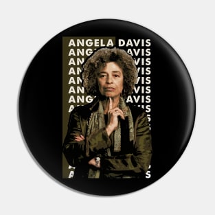 Angela's Radical Vision Empowering Graphic Tee Pin