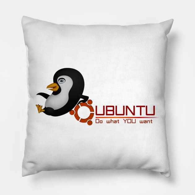 Ubuntu, do what You want Pillow by lidijaarts