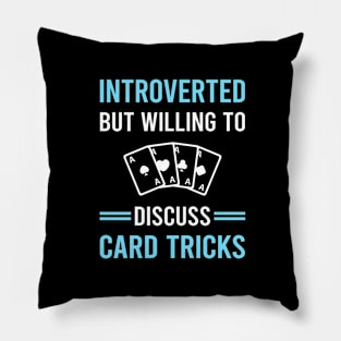 Introverted Card Manipulation Trick Tricks Pillow