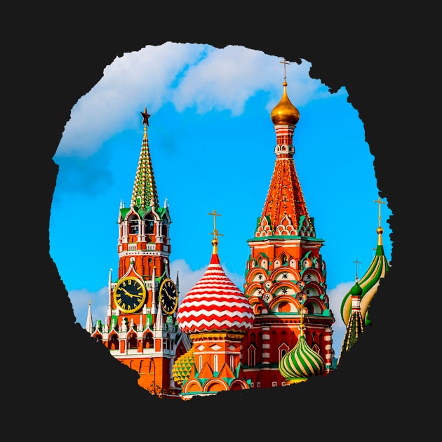 Moscow Kremlin and St. Basil Cathedral by funfun