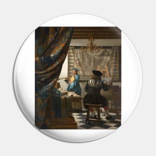 Jan Vermeer - The Art of Painting Pin