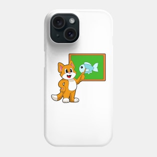 Cat Teacher Pointer Fish Phone Case