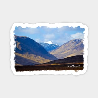 Looking towards Glen Etive, Scotland Magnet