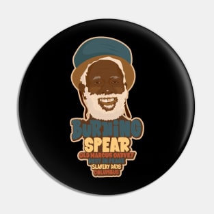 Burning Spear Reggae Tribute - Rasta Vibes Design Pin