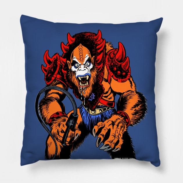 Beast Pillow by BryanBaugh