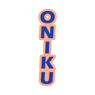 ONIKU: Vertical Design T-Shirt