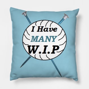 How many WIP do you have??? Pillow