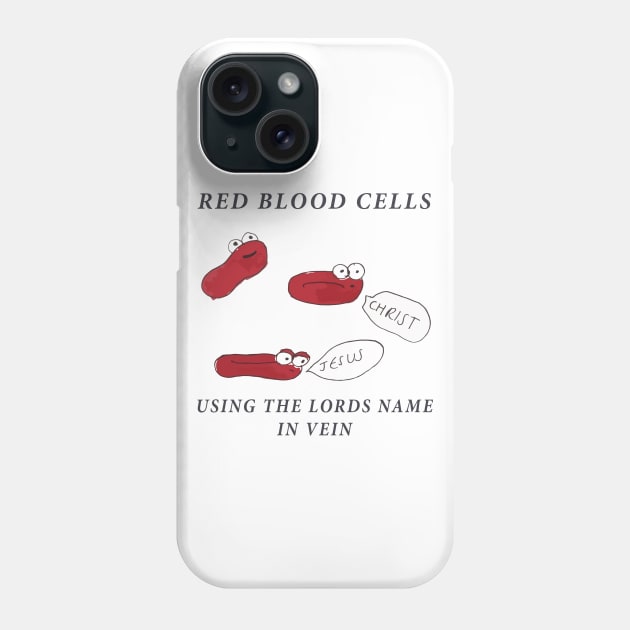 Red Blood Cells Phone Case by zoebrittle