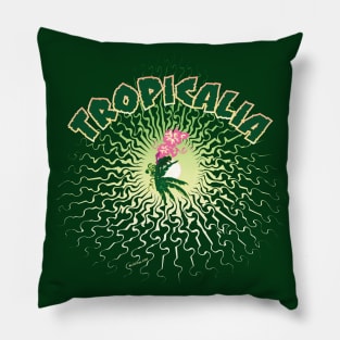 Tropicalia Green Sun Pillow