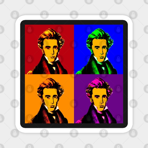 Søren Kierkegaard Magnet by JessicaRGOKEEFE