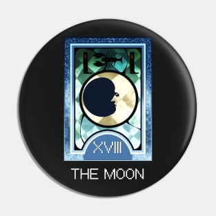 The Moon Arcana Tarot Card Pin