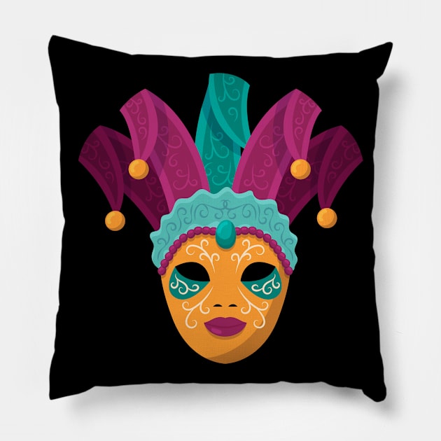 Venetian Carnival Special Pillow by Dynamic Design