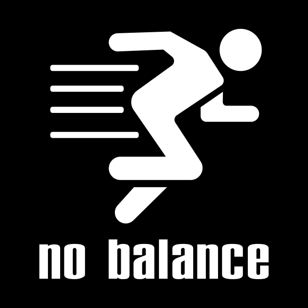 No Balance white logo by sufian