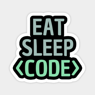 Funny Eat Sleep Code Magnet