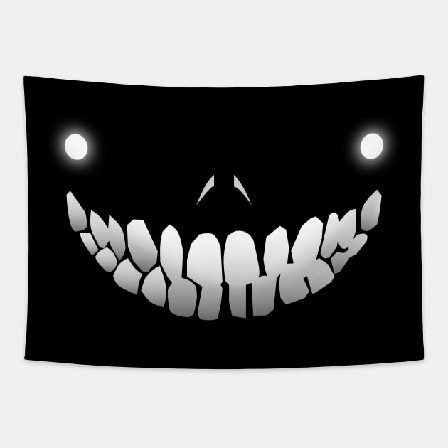 Halloween Smile Tapestry by notthatparker