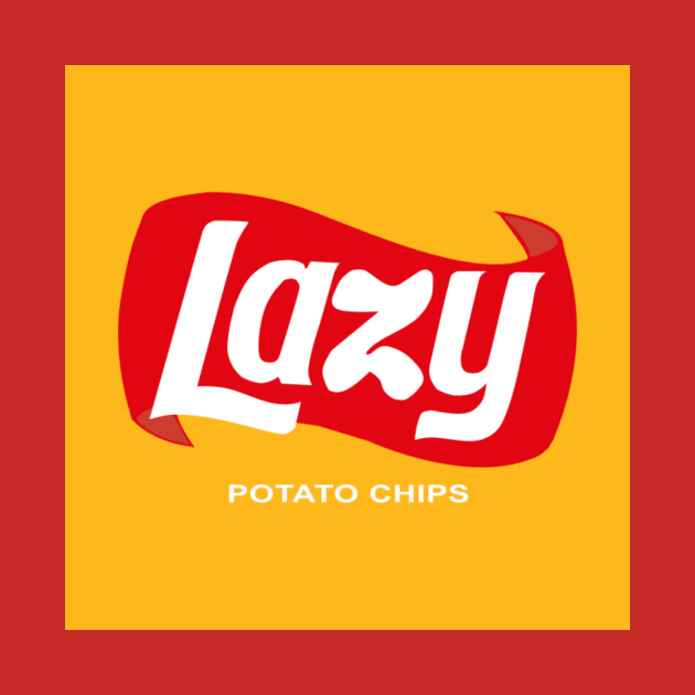 Lazy Potato Chips Teetrendstyle tshirtoftheday by teetrendstyles