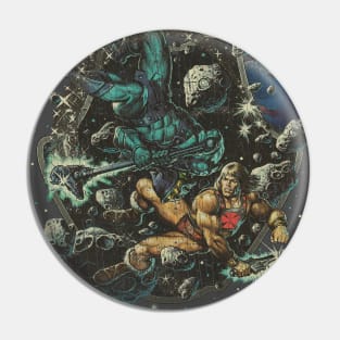 Eternal Battle of Good and Evil 1981 Pin