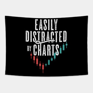 Easily Distracted By Charts Tapestry