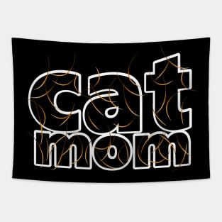 Cat Mom Orange Hair Tapestry