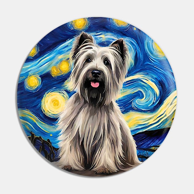 Skye Terrier Night Pin by Doodle and Things