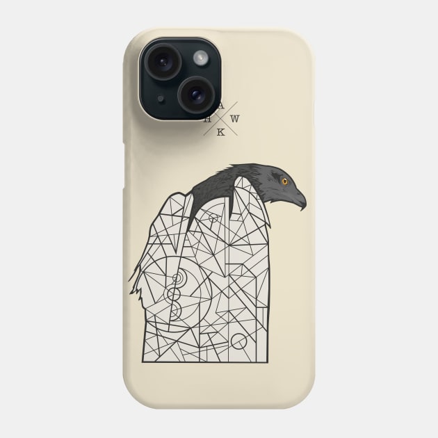 Hawk Phone Case by MSB_Art