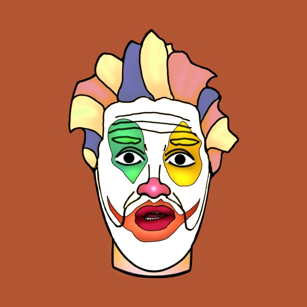 Clown face Lloyd Baxter by doublebeta