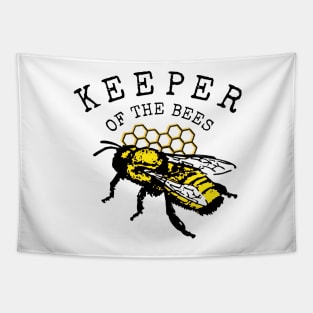 Cute HoneyBee Keeper Of The Bees Beekeeper Gifts Tapestry