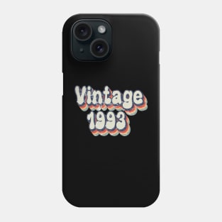 Vintage 1993 birthday Phone Case