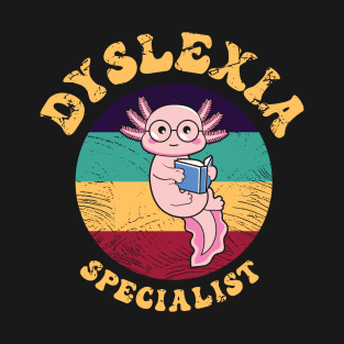 Dyslexia Specialist Teacher Kawaii Dyslexia Interventionist T-Shirt