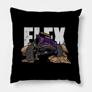 Purple Jeep Flex Pillow