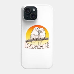 Inseparable Love Birds - Couples and Lovers Phone Case