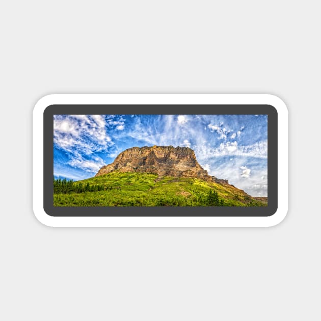 Going-to-the-Sun Mountain, Glacier National Park Magnet by Gestalt Imagery