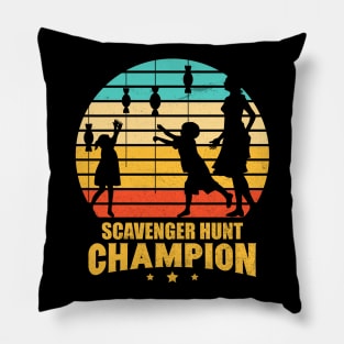 Scavenger Hunt Champion Pillow