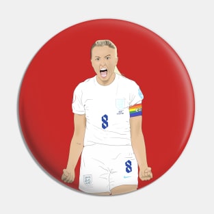 Leah Williamson England Captain Euro 22 Pin