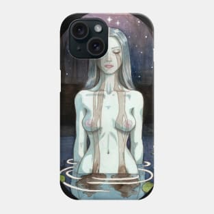 Nightswimmer (watercolor) Phone Case