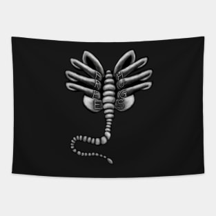 Free hugs! (Alien / Face Hugger) Tapestry