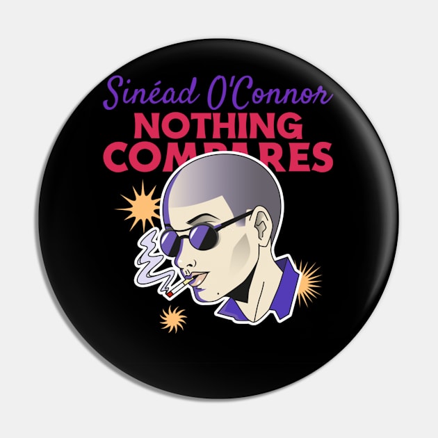 Sinead O'Connor Activism Efforts Pin by Kisos Thass