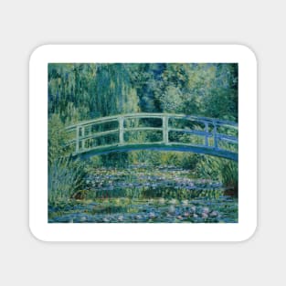 The Japanese Bridge by Claude Monet Magnet