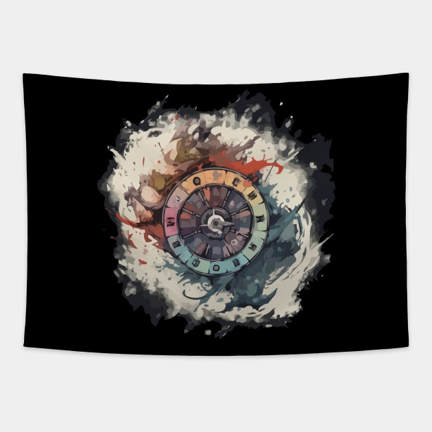 MTG | Faded Guild Wheel, gamer Tapestry by Pixy Official