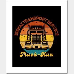 Trucking Legend Since 1971 Birthday Gifts For Truck Drivers Art Print by  Above the Village Design