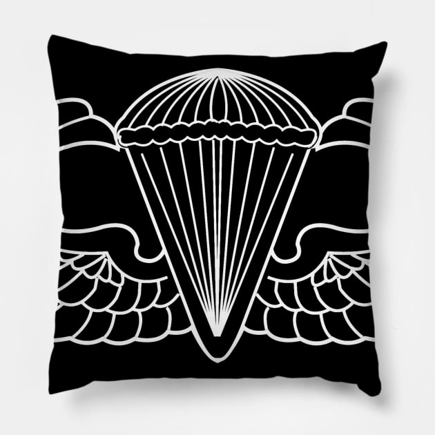 US Army Jump Wings Pillow by thomtran