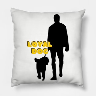 loyal dog Pillow