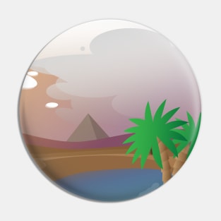 Desert Oasis Pin