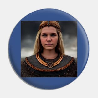 Viking Shield Maiden Pin