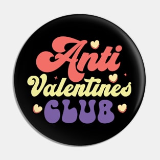 Anti Valentines Club Love Sucks Anti Love Pin