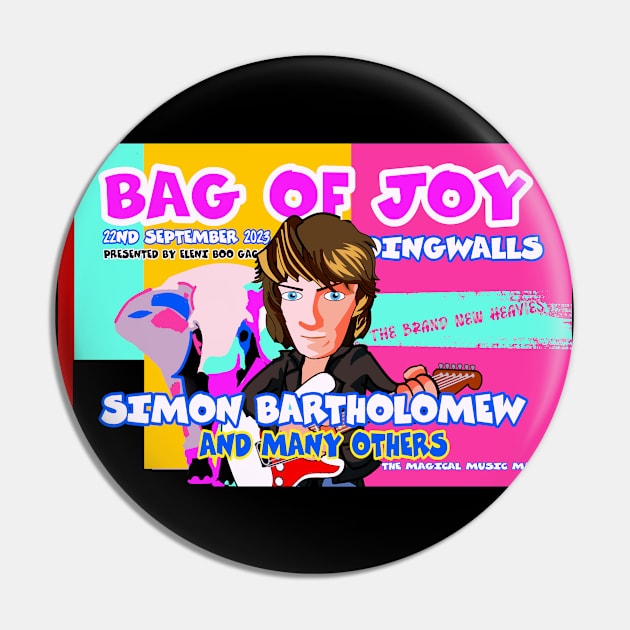 Bag of Joy Simon Bartholomew Pin by EnceladusWaters