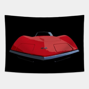 Chevrolet C3 Corvette Sting Ray -styized Tapestry