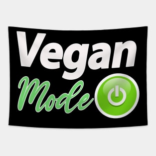 Vegan Vegetarian Funny Sayings mode On Tapestry