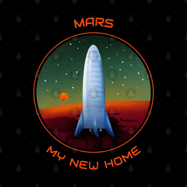 Mars, My New Home Space Design by Up 4 Tee