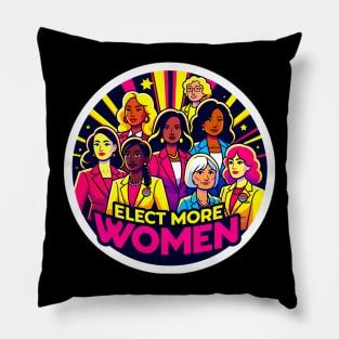 Vote for Women in Politics Elections 2024- Stand with Women Candidates Pillow